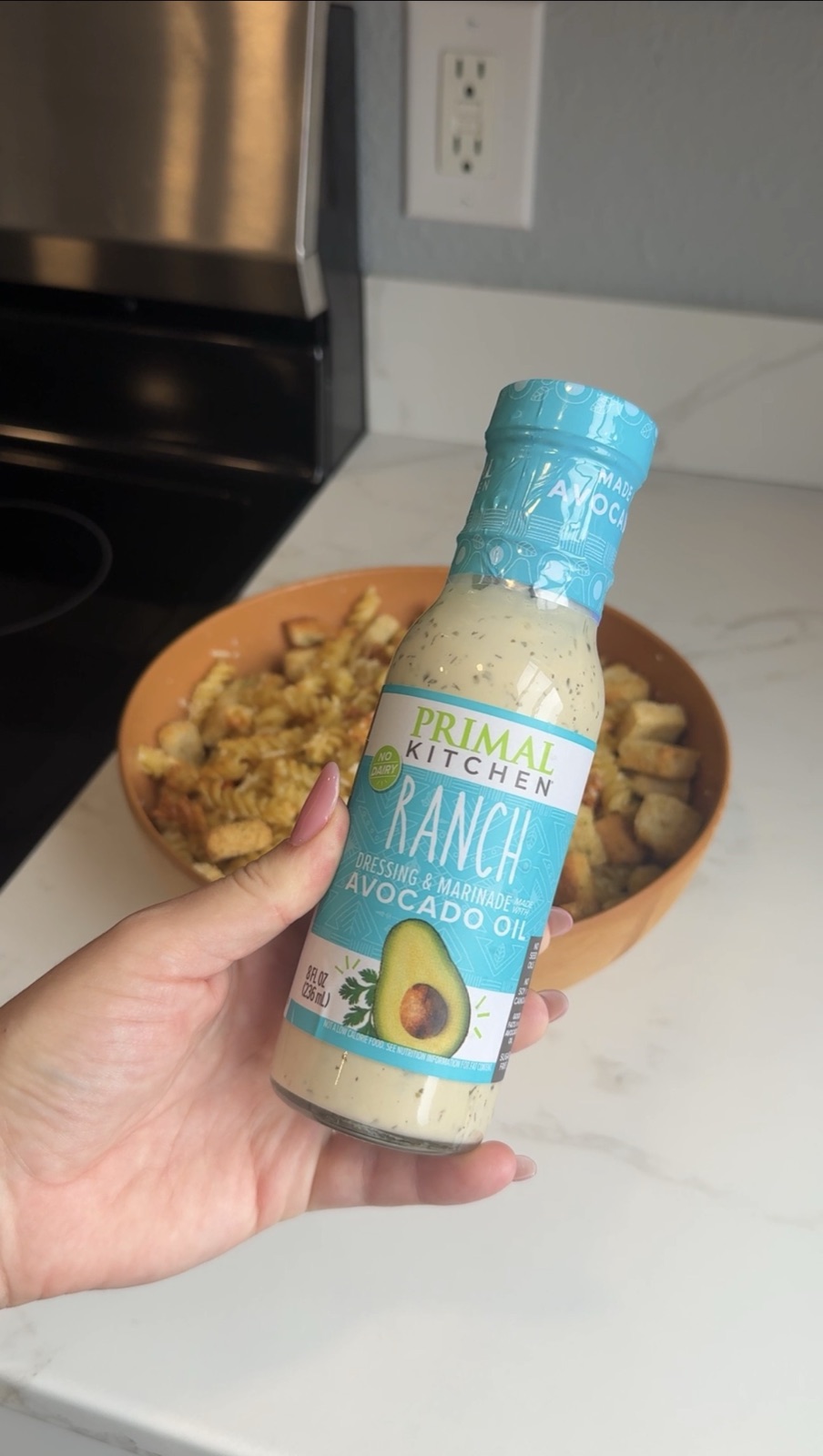 Salad dressing product still